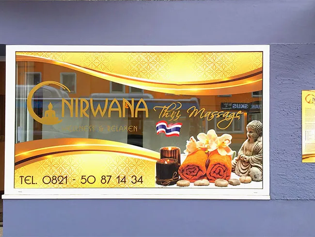 Nirwana Thai Massage Augsburg – Schaufenster